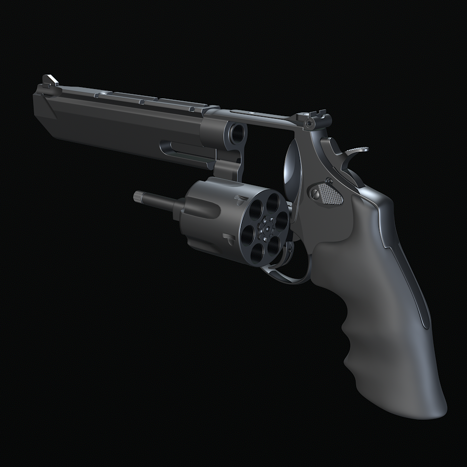 Smith and Wesson Revolver (WIP)